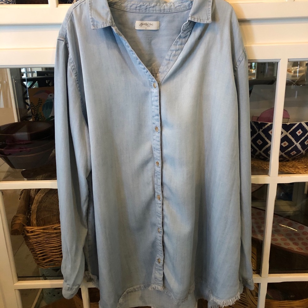 A Beautiful Soul by Alter’d State Soft Denim Shirt